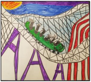 Living through Covid-19 drawing