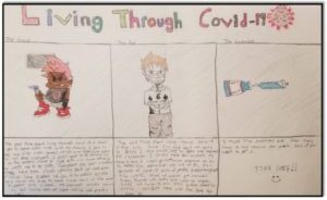 Living through Covid-19 artwork
